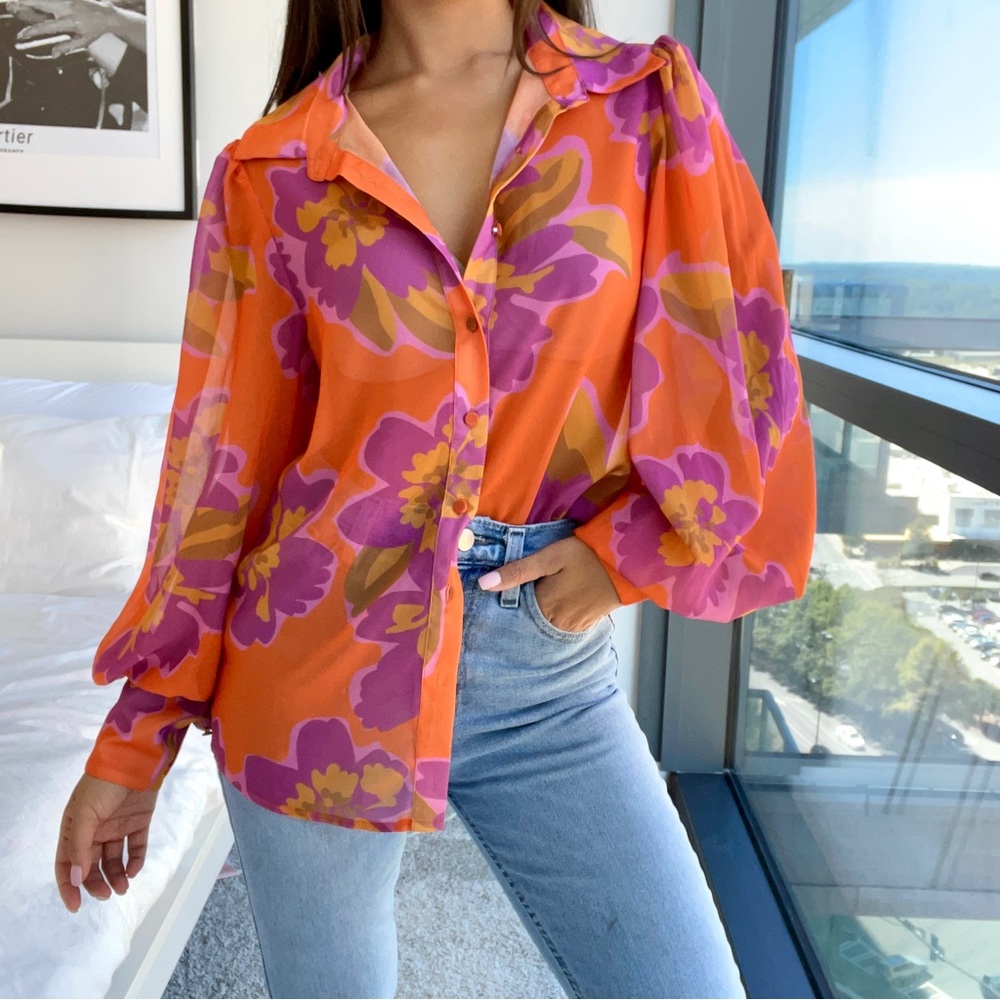 Floral blouse
